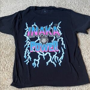 Inaka Power Black Graphic T-Shirt